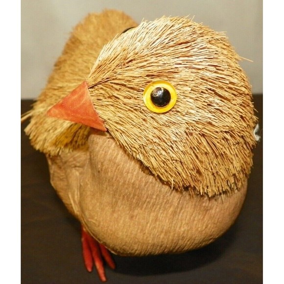Paper Mache Handmade Art ‎ Farm Animals Country Décor Rabbit Chicken Duck - Picture 10 of 12